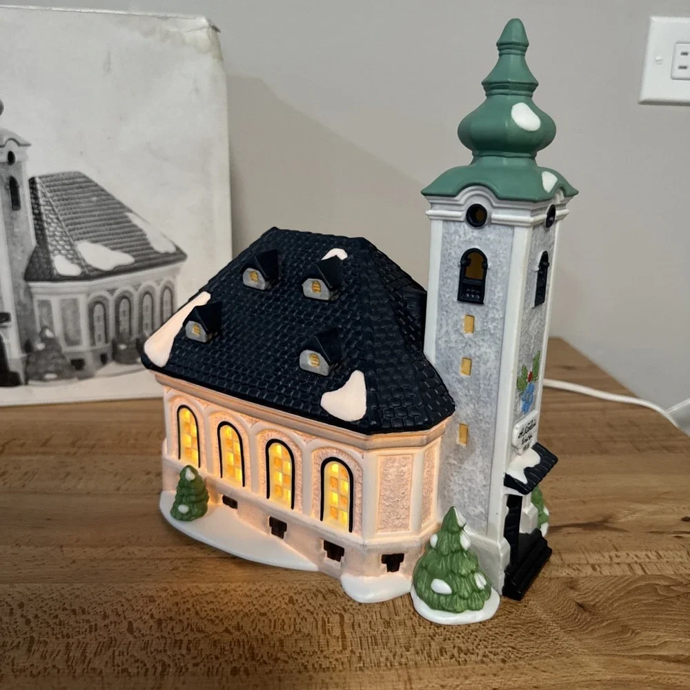 Dept 56 Alpine Village Series St Nikolaus Kirche #56170 Retired 1981